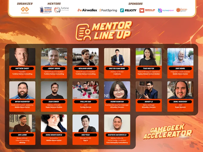 Studios Joining Gamegeek Accelerator 2026 Have Officially Begun Their Acceleration Journey